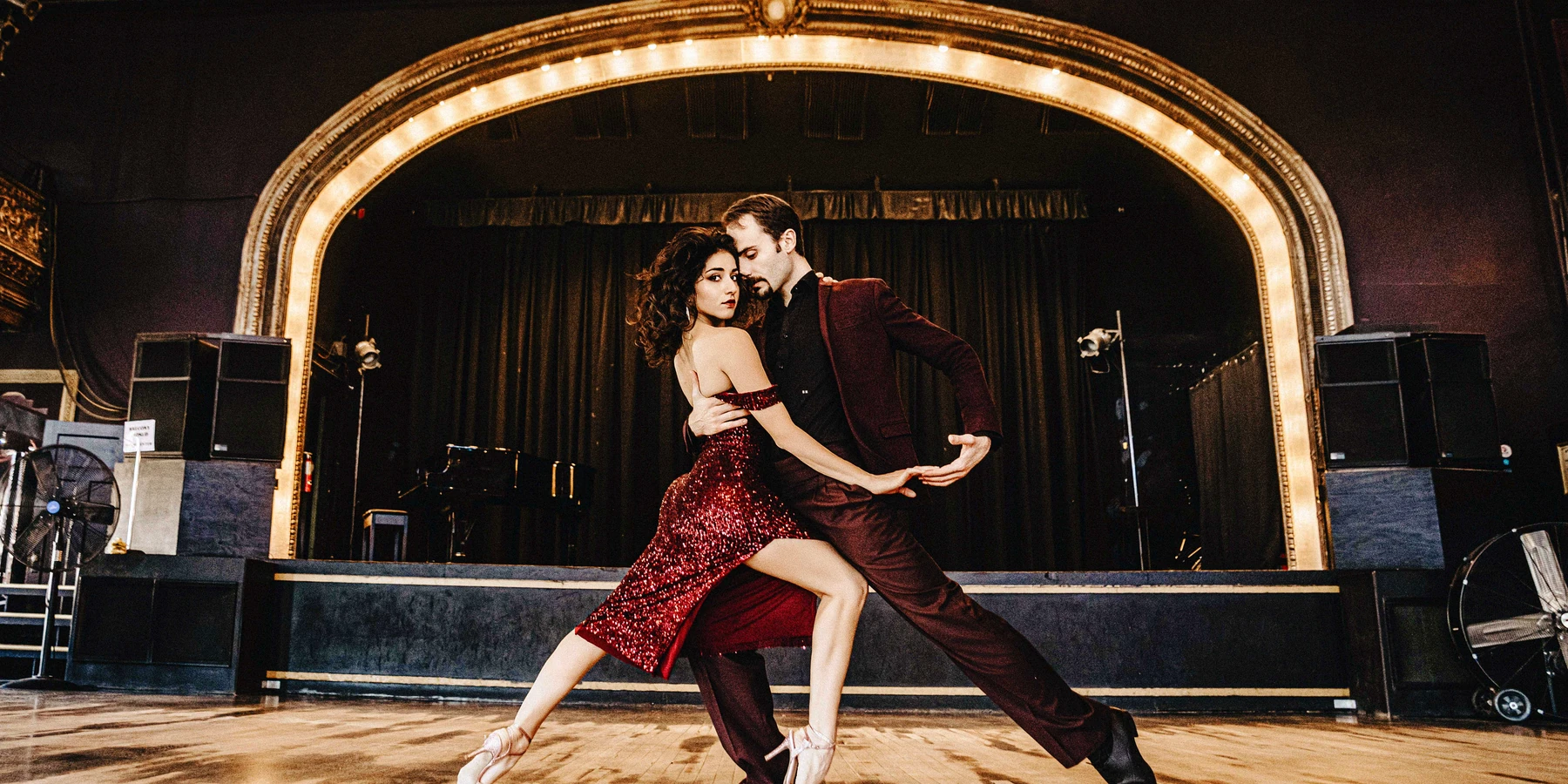Giampiero e Lorena in scena