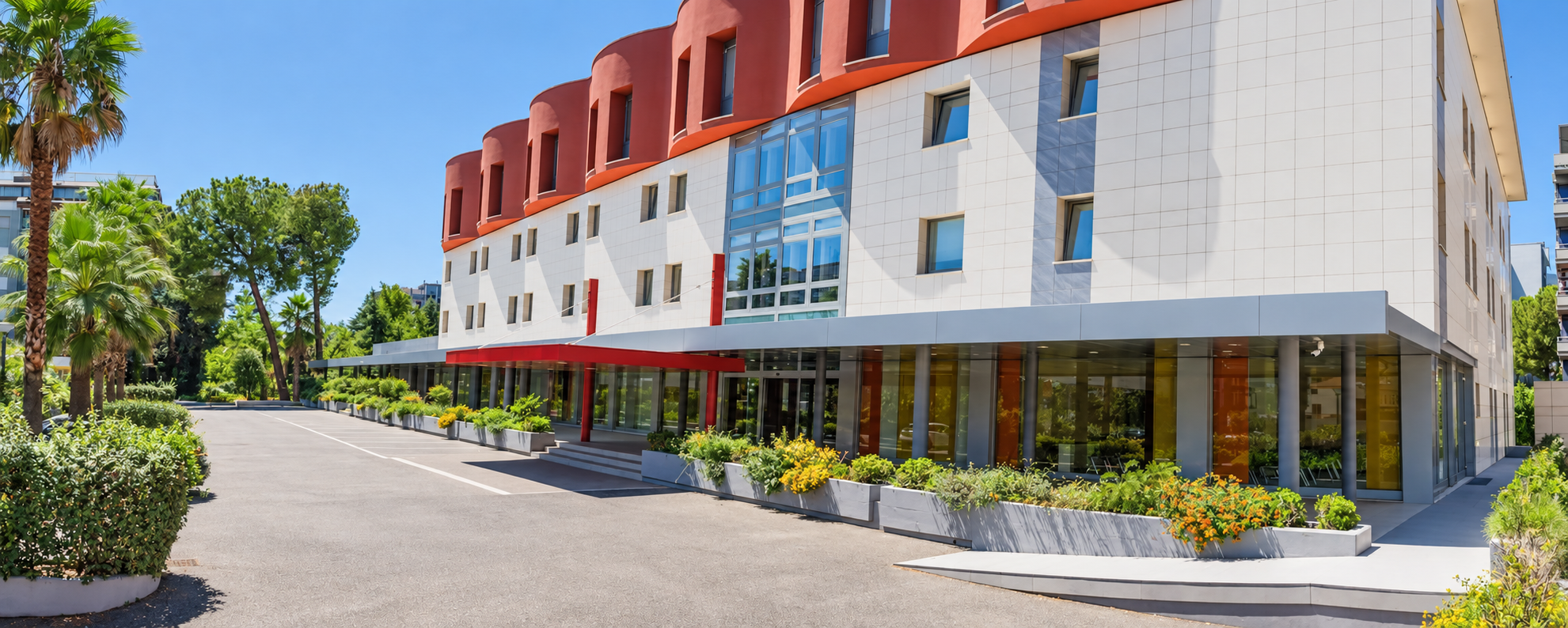 Esterno del BV President Hotel a Rende
